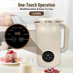Elektryczna maszyna do produkcji mleka sojowego mikser do żywności 1200ML