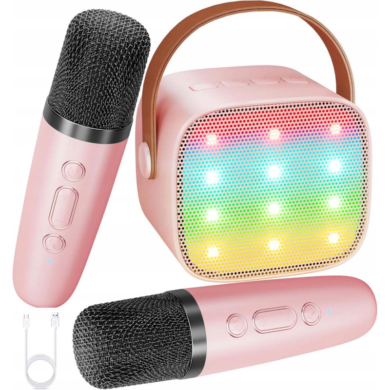 Wowstar Karaoke Zestaw Dla Dzieci Z Mikrofonami Bluetooth Głośnik