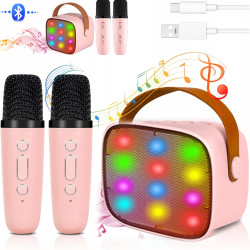 Wowstar Karaoke Zestaw Dla Dzieci Z Mikrofonami Bluetooth Głośnik