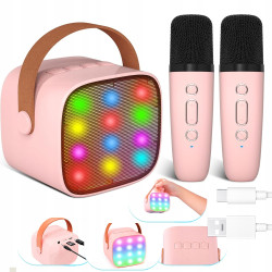 Wowstar Karaoke Zestaw Dla Dzieci Z Mikrofonami Bluetooth Głośnik