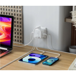 7 W 1 ADAPTER DO GNIAZDKA KOSTKA GNIAZDKOWA BEZ KABLA LISTWA ZASILAJĄCA
