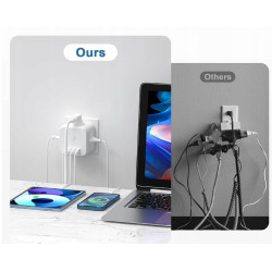 7 W 1 ADAPTER DO GNIAZDKA KOSTKA GNIAZDKOWA BEZ KABLA LISTWA ZASILAJĄCA