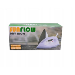 Mini żelazko turystyczne z powłoką teflonową Sunflow 1200 W biało/szare