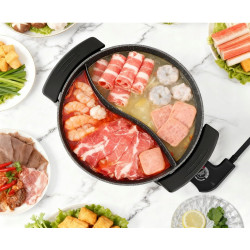 Food Party Hot Pot garnek elektryczny 6L z przegrodą dwustronny