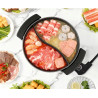Food Party Hot Pot garnek elektryczny 6L z przegrodą dwustronny