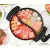 Food Party Hot Pot garnek elektryczny 6L z przegrodą dwustronny