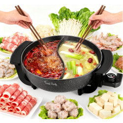 Food Party Hot Pot garnek elektryczny 6L z przegrodą dwustronny
