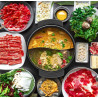 Food Party Hot Pot garnek elektryczny 6L z przegrodą dwustronny