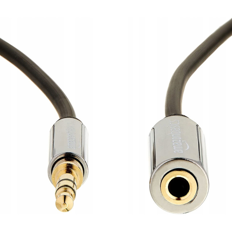 AmazonBasics kabel audio 1,8 m 3.5mm Czarny