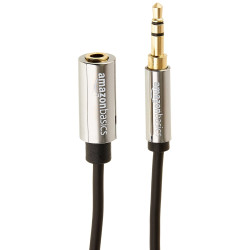 AmazonBasics kabel audio 1,8 m 3.5mm Czarny