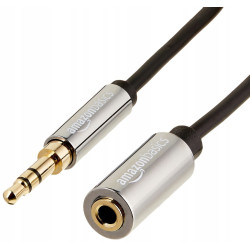 AmazonBasics kabel audio 1,8 m 3.5mm Czarny