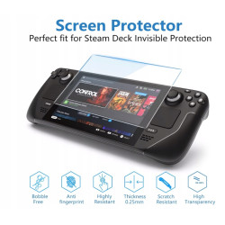 Szkło hartowane do konsoli Steam Deck 3szt. wysoka odporność na zarysowania