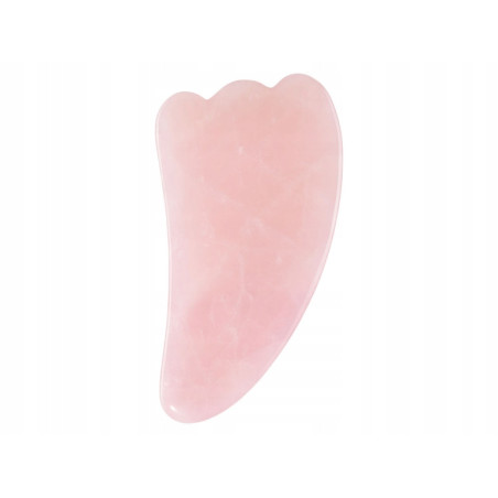 GUA SHA KAMIEŃ RÓŻOWY KWARC DO MASAŻU TWARZY