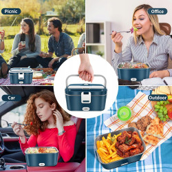 Przenośne Elektryczne Pudełko na Lunch z Wtyczką Europejską, Podgrzewacz