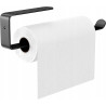 Uchwyt na ręcznik papierowy Artystal metalowy czarny 310 x 65 x 30 mm