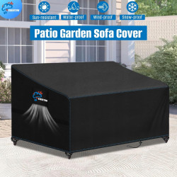 SIRUITON Pokrowiec na meble ogrodowe 205×85×81/61 cm