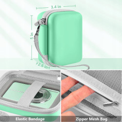 Torba fotograficzna Leayjeen Etui Pokrowiec na Aparaty Cyfrowe zielony