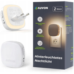 Lampka nocna Auvon biały 2 sztuki