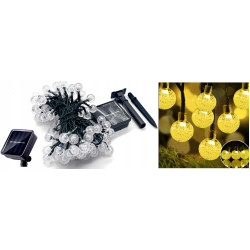 Girlanda świetlna SOLAR LIGHT WHITE WARM 5M 500 cm solarne biały