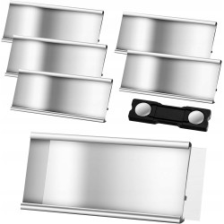5 sztuk tabliczek na nazwisko na ubrania, aluminiowe tabliczki na nazwisko