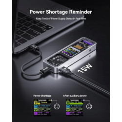 DOCKCASE Obudowa SSD Explorer Smart M2 dwa porty Type-C USB-C 3.2 Gen 2