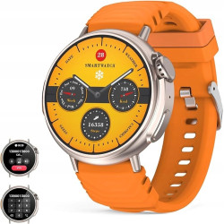 SMARTWATCH ZEGAREK UNISEX POMARAŃCZOWY MISIRUN SPORT POMIARY