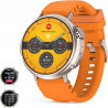 SMARTWATCH ZEGAREK UNISEX POMARAŃCZOWY MISIRUN SPORT POMIARY