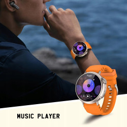 SMARTWATCH ZEGAREK UNISEX POMARAŃCZOWY MISIRUN SPORT POMIARY