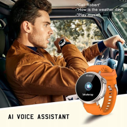 SMARTWATCH ZEGAREK UNISEX POMARAŃCZOWY MISIRUN SPORT POMIARY