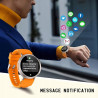 SMARTWATCH ZEGAREK UNISEX POMARAŃCZOWY MISIRUN SPORT POMIARY