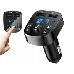 Transmiter BLUETOOTH 5.0 2 USB Ładowarka Głośnomówiący MITSUBISHI SAAB OPEL
