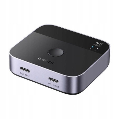 Przełącznik / switch 2x USB-C do HDMI Ugreen AW502 2w1, 4K 60Hz