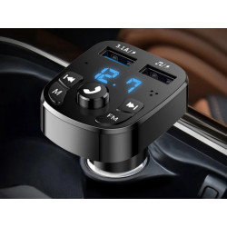 Transmiter BLUETOOTH 5.0 2 USB Ładowarka Głośnomówiący MITSUBISHI SAAB OPEL