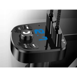 Transmiter BLUETOOTH 5.0 2 USB Ładowarka Głośnomówiący MITSUBISHI SAAB OPEL