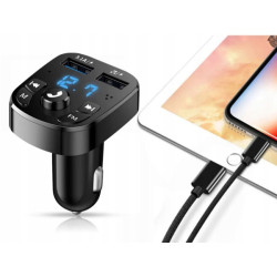 Transmiter BLUETOOTH 5.0 2 USB Ładowarka Głośnomówiący MITSUBISHI SAAB OPEL
