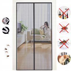 MOSKITIERA MAGNETYCZNA DO DRZWI NA BALKON PREMIUM SOLIDNA KURTYNA 90x200