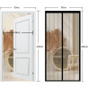 MOSKITIERA MAGNETYCZNA DO DRZWI NA BALKON PREMIUM SOLIDNA KURTYNA 90x200