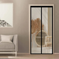 MOSKITIERA MAGNETYCZNA DO DRZWI NA BALKON PREMIUM SOLIDNA KURTYNA 90x200