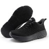 BUTY ROBOCZE PÓŁBUTY SPORTOWE MĘSKIE DAMSKIE LEKKIE TRAMPKI CZARNE R.36,5