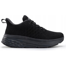 BUTY ROBOCZE PÓŁBUTY SPORTOWE MĘSKIE DAMSKIE LEKKIE TRAMPKI CZARNE R.36,5