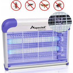 Lampa przeciwko owadom komarom, muchom, osom, molom pułapka Aspectek 20W