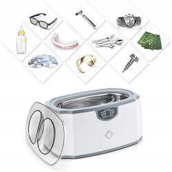 MYJKA ULTRADŹWIĘKOWA DO CZYSZCZENIA BIŻUTERII 45000 HZ 420 ML D-2000