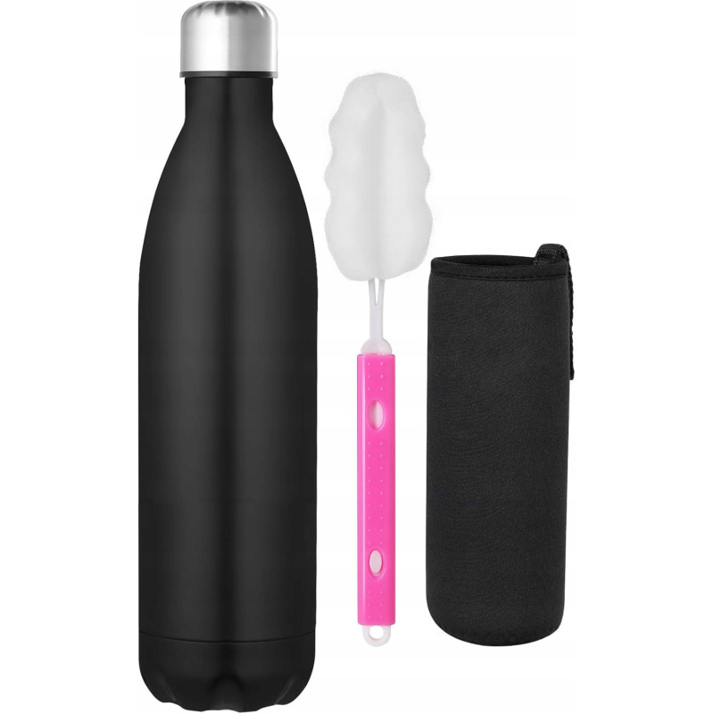 Butelka termiczna GeeRic 750 ml czarna