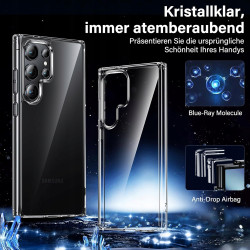 Plecki UniqueMe do Samsung Galaxy S24 Ultra bezbarwne + szkło hartowane