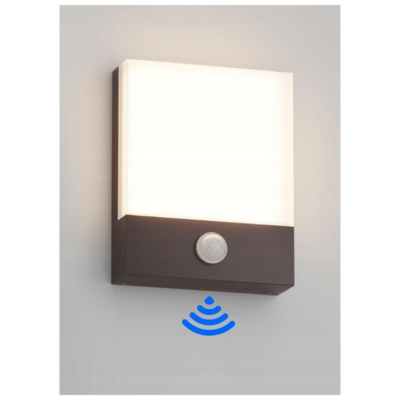 Kinkiet ogrodowy Klighten szary zintegrowane źródło LED 24 W