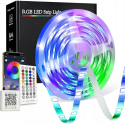 Taśma LED RGB 2 x 20M PSTAR Bluetooth + pilot 40 METRÓW