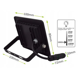 Lumare Lampa Reflektor LED 10 W IP65 3000 K Wodoszczelna Ogrodowa