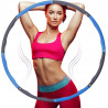 Hula Hop Regulowany Fitness | 6–8 Sekcji | Składany | Z Gąbką 95 cm