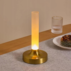 Bezprzewodowa Lampa Stołowa 2w1 Wazon i Lampka | Dotykowa | LED | Złota