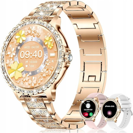 Smartwatch fitonyo Smart Watch złoty
